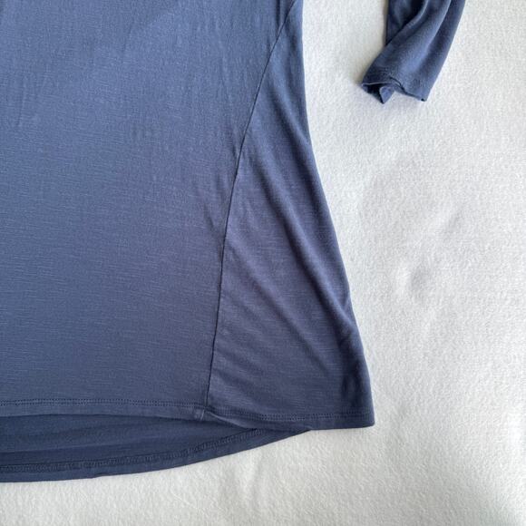 Westport Large Blue Basic Long Sleeve Tee - Picture 5 of 5